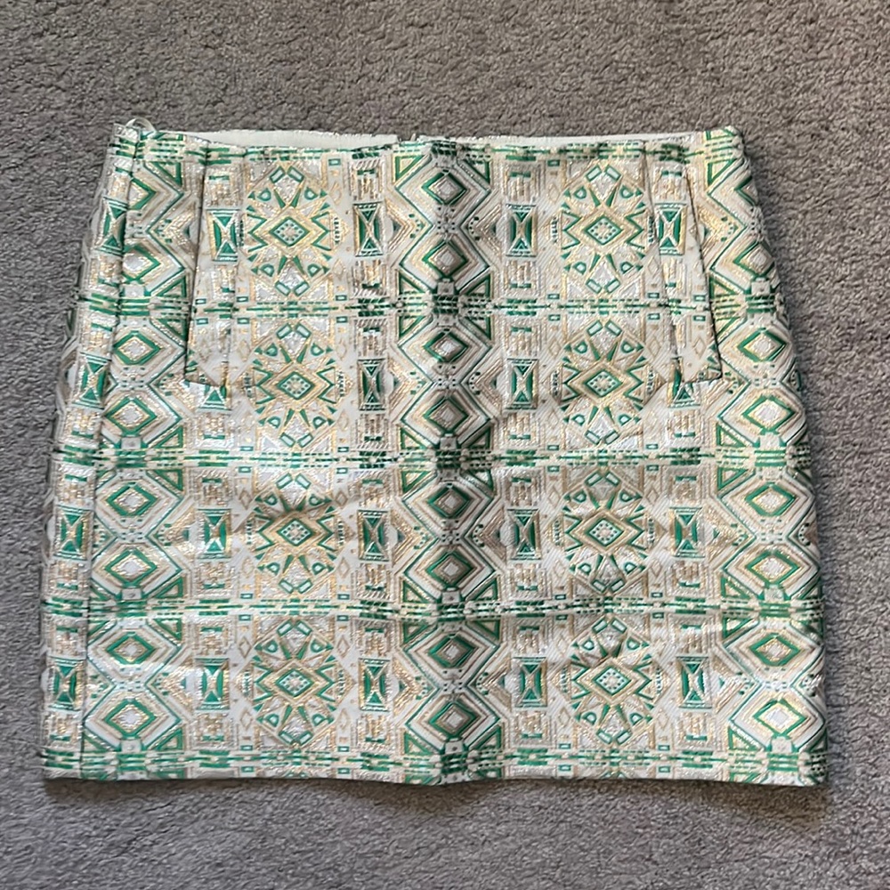 J crew skirt metallic 4